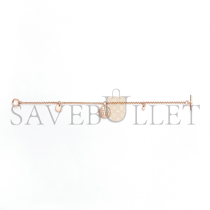 H**mes ex-libris bracelet, small model h120441b00sh